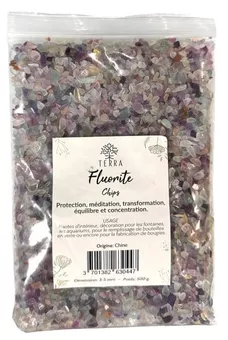 Fluorit Fluorit Multicolor A+ Natursteinsplitter 3-5mm 500g