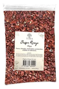 Roter Jaspis Natursteinsplitter 3–5 mm 500 g
