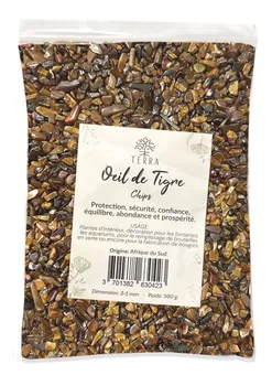 Natürliche matte Tigerauge-Chips A 3-5mm 500g