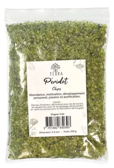 Natürliche Peridot-Chips A+ 1-4mm 500g