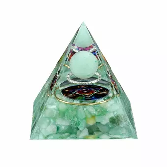 Orgonitpyramide Grüner Aventurin Metatron