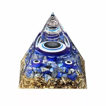 Orgonitpyramide Böser Blick & Lapislazuli