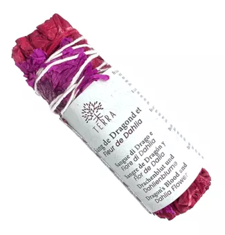 Weißer Salbei, Drachenblut und Dahlienblüten, Bündel 25–30 g, 10 cm