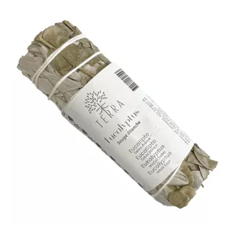 Weißer Salbei und Eukalyptus Bündel 25–30 g 10 cm