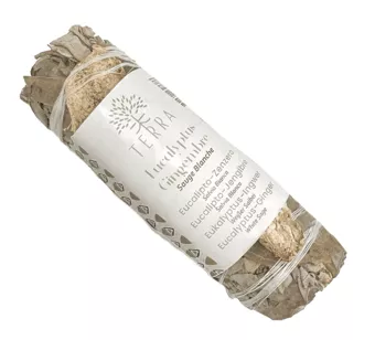 Weißer Salbei Eukalyptus und Ingwer Bündel 25–30 g 10 cm