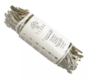 Weißer Salbei und Wacholder Bündel 25–30 g 10 cm