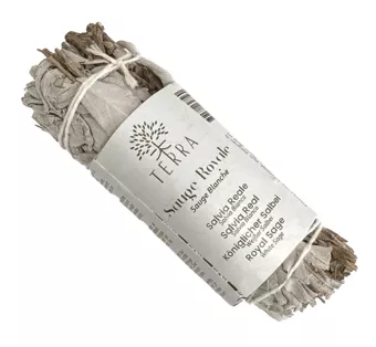 Bündel aus weißem Salbei und königlichem Salbei 25–30 g 10 cm