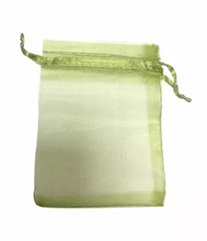Organzabeutel 7x9cm Grün (100er-Packung)