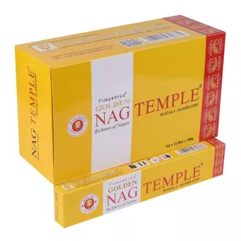 Räucherstäbchen Vijayshree Golden Nag Tempel 15g