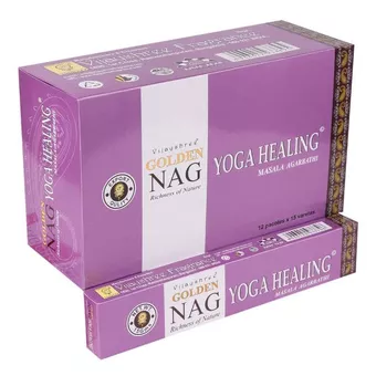 Räucherstäbchen Vijayshree Golden Nag Yoga Healing 15g