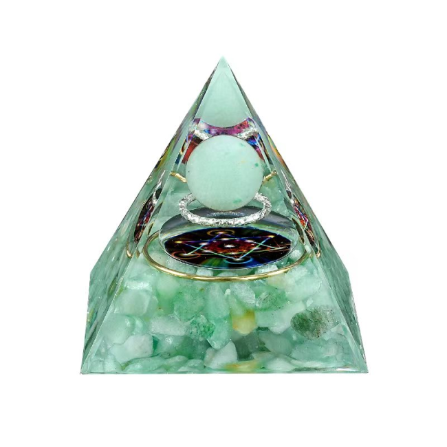 Orgonitpyramide Grüner Aventurin Metatron