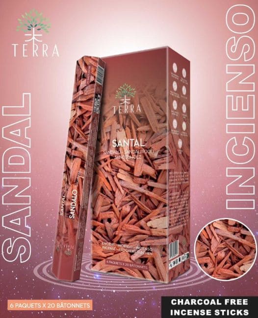 Weihrauch bei Terra Sandelholz-Hexa-Räucherstäbchen ohne Holzkohle 30 g|de