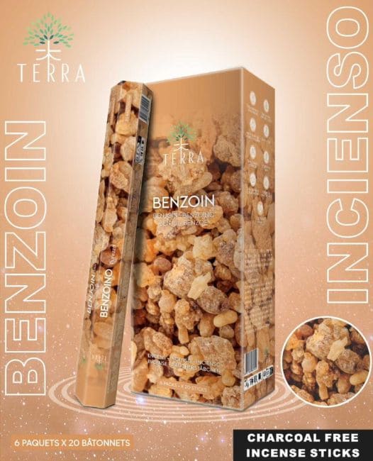 Weihrauch bei Terra-Weihrauch Benzoe Hexa ohne Holzkohle 30grs|de