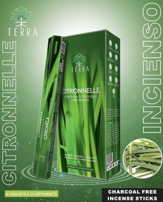 Terra Citronella Hexa Weihrauch ohne Holzkohle 30gr