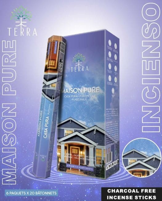 Weihrauch bei Terra Pure House Hexa-Räucherstäbchen ohne Holzkohle|de