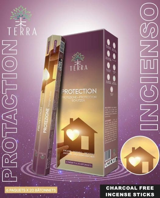 Weihrauch bei Terra Protection Hexa-Räucherstäbchen ohne Holzkohle|de