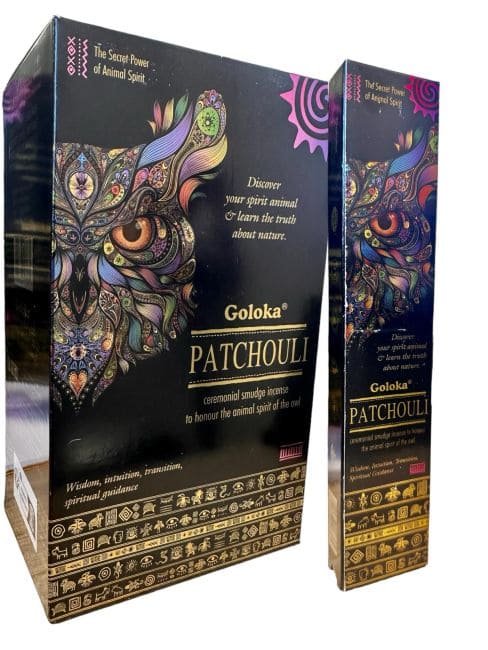 Goloka Smudge Patchouli Animal Spirit Weihrauch 8 Stäbchen