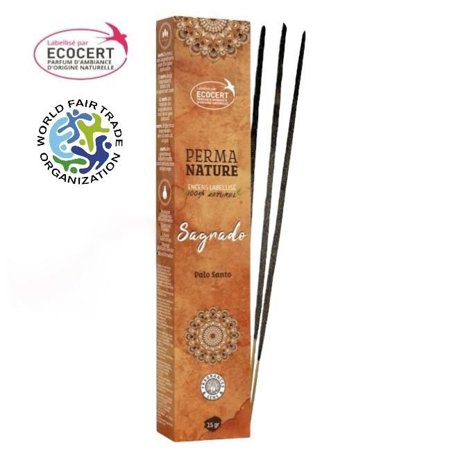 Weihrauch bei Perma Nature Sagrado Palo Santo Ecocert-Fair Trade Label 15g