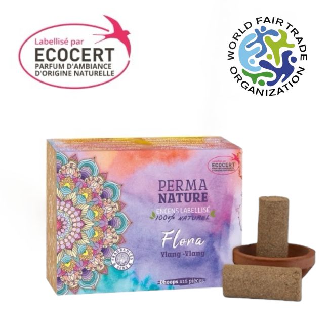 Weihrauch bei Dhoop Perma Nature Flora Ylang Ylang, Ecocert-Fairtrade-zertifiziert