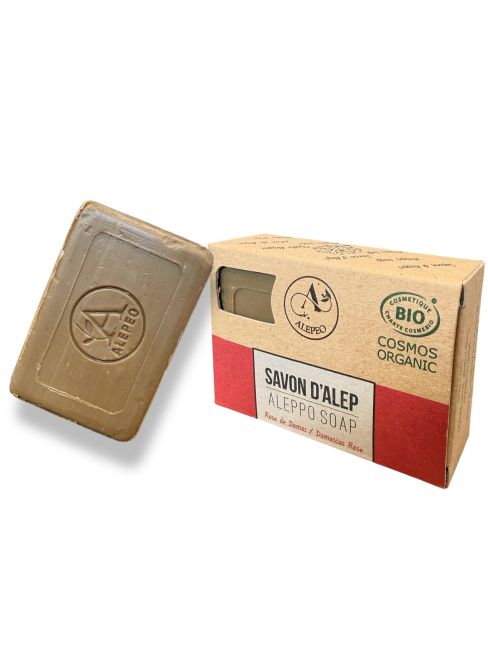 Weihrauch bei Seife von Alep Damaskus-Rose 100g - ECOCERT