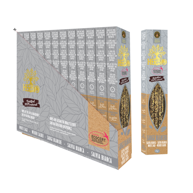 Weihrauch bei Räucherstäbchen Ecocert Herbio Weißer Salbei 20g|de