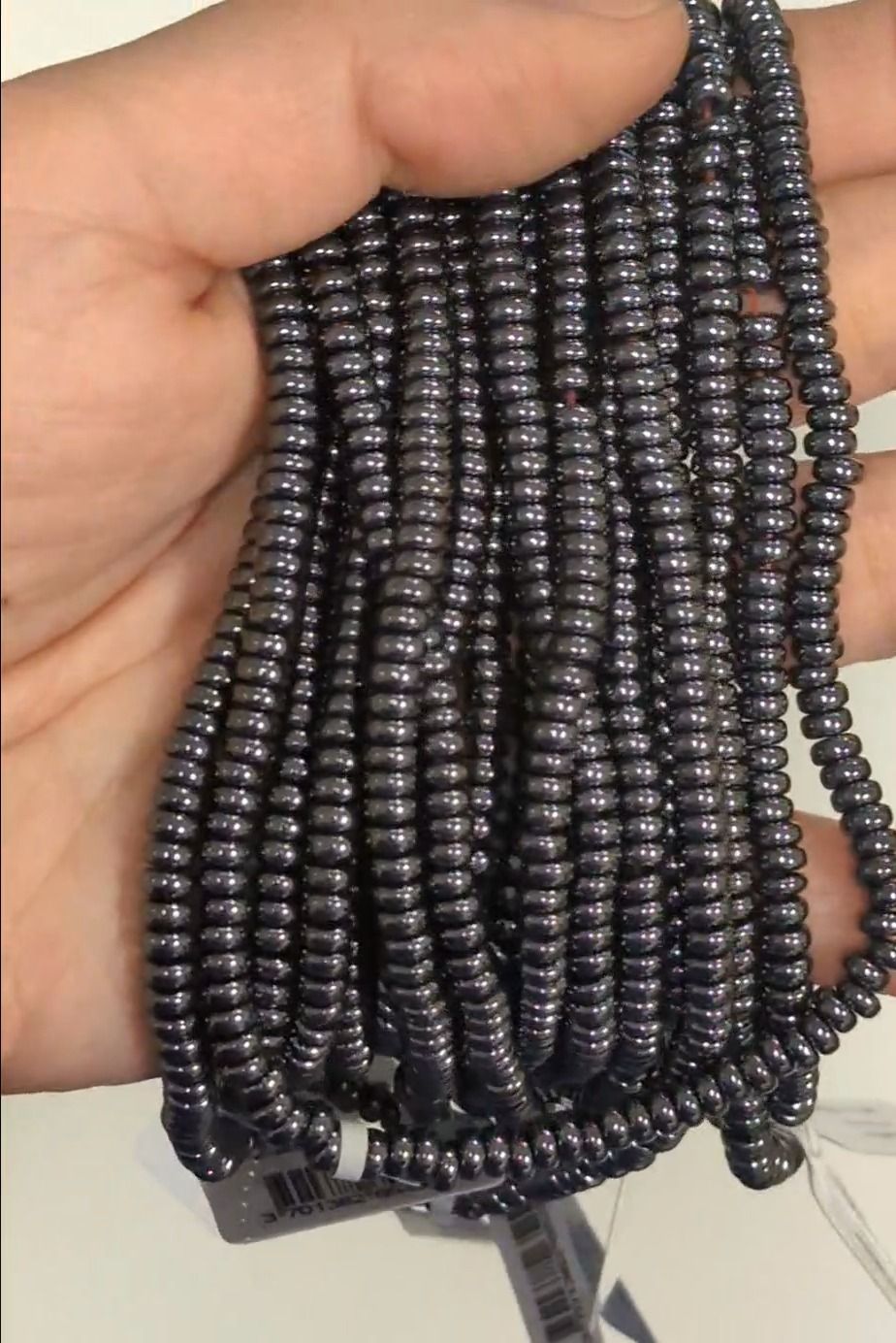 Kurze zylindrische Hämatit-Abstandsperlen – 4×2 mm