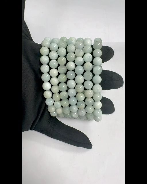 Aquamarin-Armbandperlen 8-9 mm