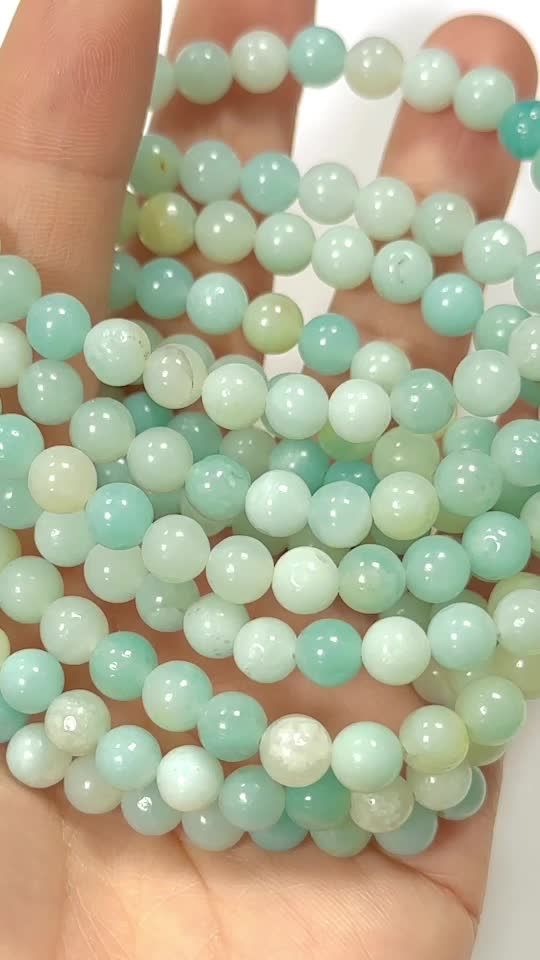 China Amazonite Perlen Armband 6mm