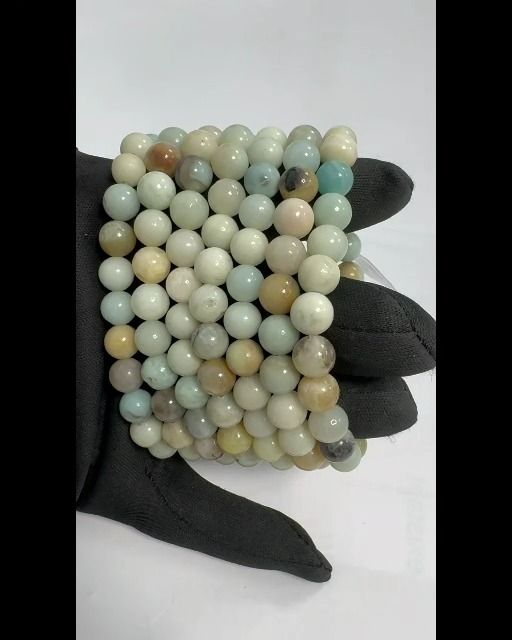 Mehrfarben Amazonite Perlen Armband 8mm