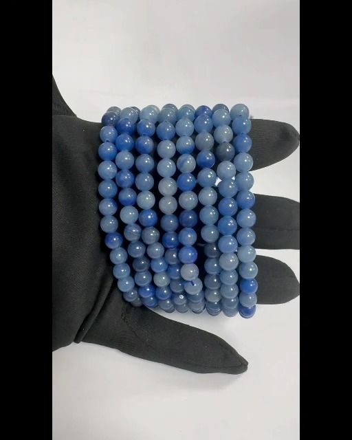 Armband Aventurine blaue A perlen 6mm