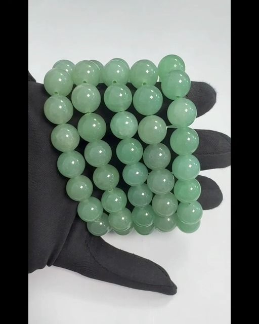 Armband Aventurine Grün perlen 12mm