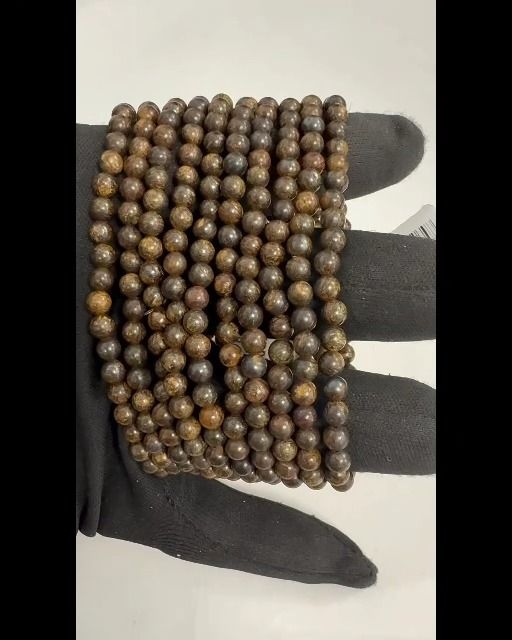 Bronzit-Armbandperlen 4mm