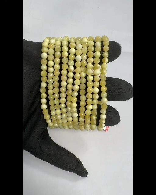 Orange Calcit Armband 4mm Perlen