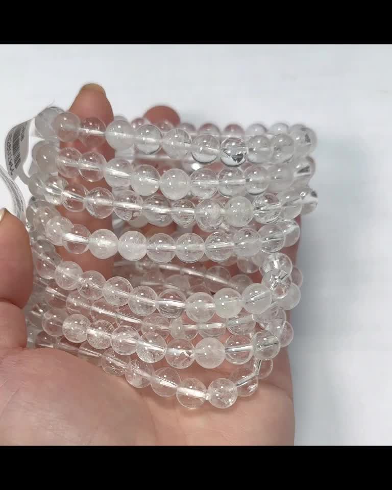 Bergkristall Armband perles 8mm