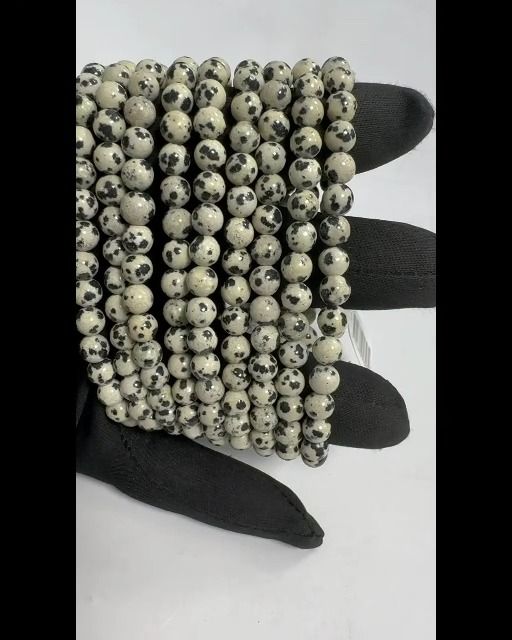 Armband Dalmatinischer Jaspis 6mm