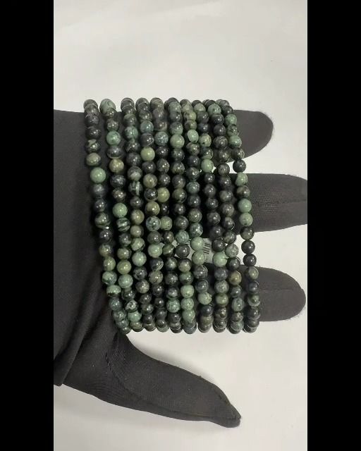 Jaspis Kambaba Perlen Armband 4mm