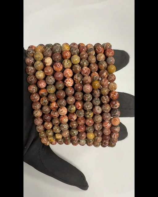 Leopard Orbicular Jaspis Armband 6-7mm