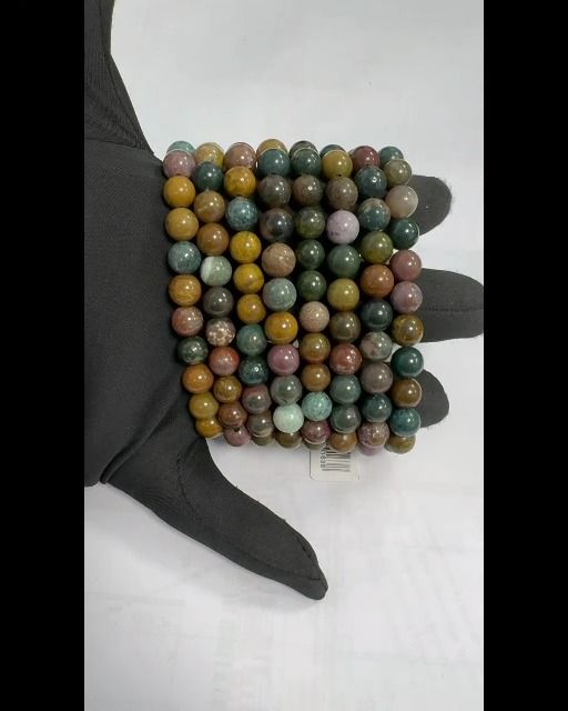 Ozean Jaspis A Perlen Armband 8mm