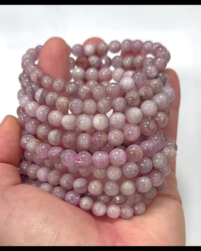 Armband Kunzit AB-Perlen 6.5-7.5 mm