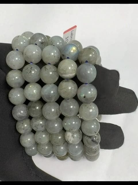 Labradorit Armband Perlen 10mm