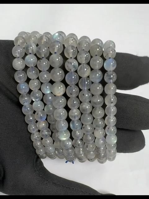 Labradorit-Armband AA-Perlen 6-7 mm