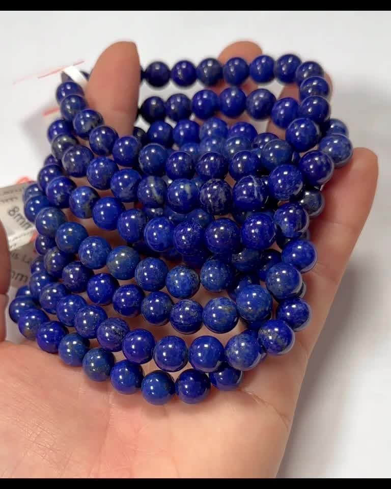 Armband Lapis Lazuli AAA perlen 7.5-8.5mm