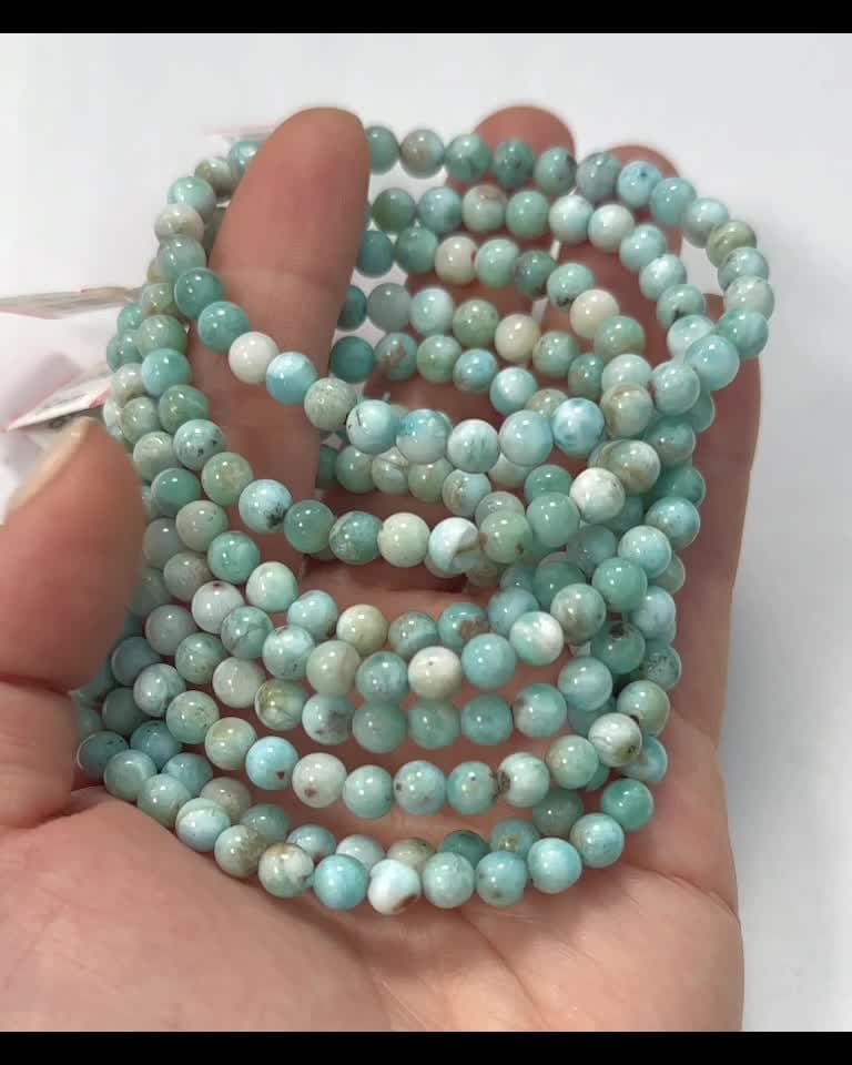 Armband Larimar AA Perlen 5-6mm