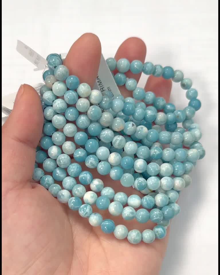 China Larimar Armband A Perlen 6mm