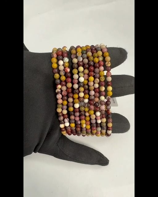 Armband Perle Mokaite Jaspis A 4mm