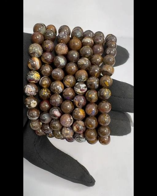 Boulder-Opal-Armband, AAA-Perlen, 8–8,5 mm