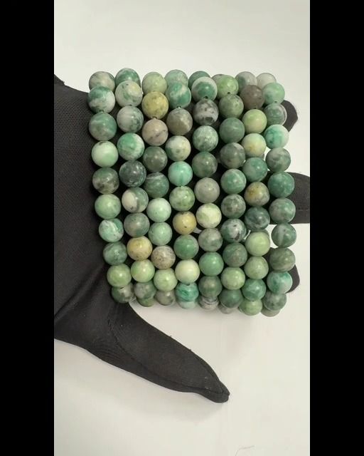 Serpentine Armband Perlen 8mm