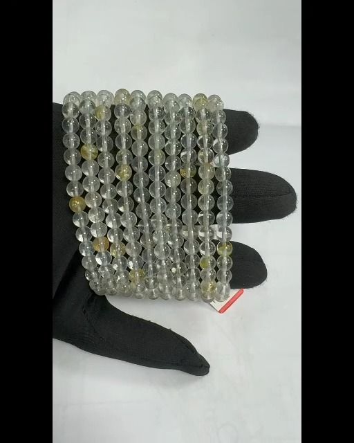 Armband Mehrfarbige Topas AA-Perlen 6 mm