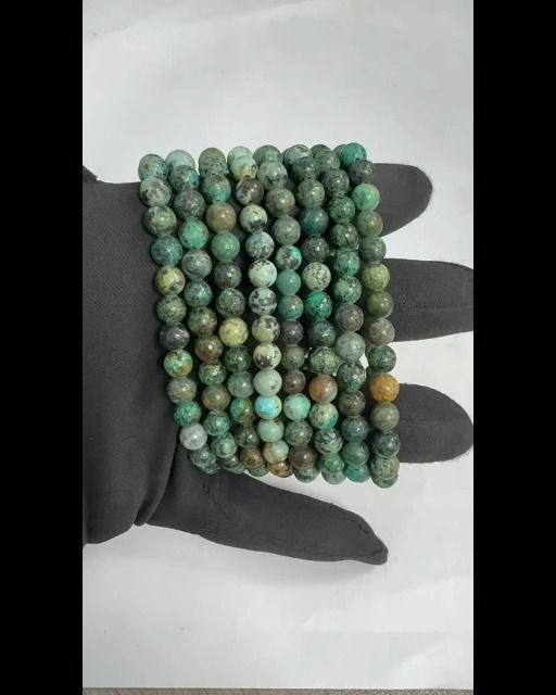 Afrikanische natürliche Türkis Armband Perlen 6mm