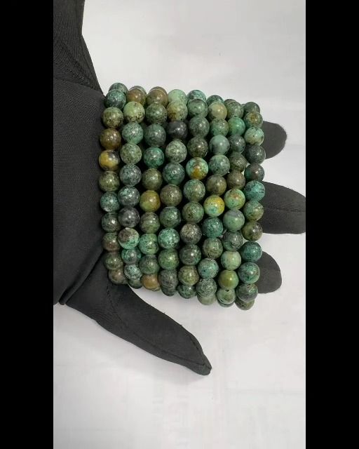 Afrikanische natürliche Türkis Armband Perlen 8mm
